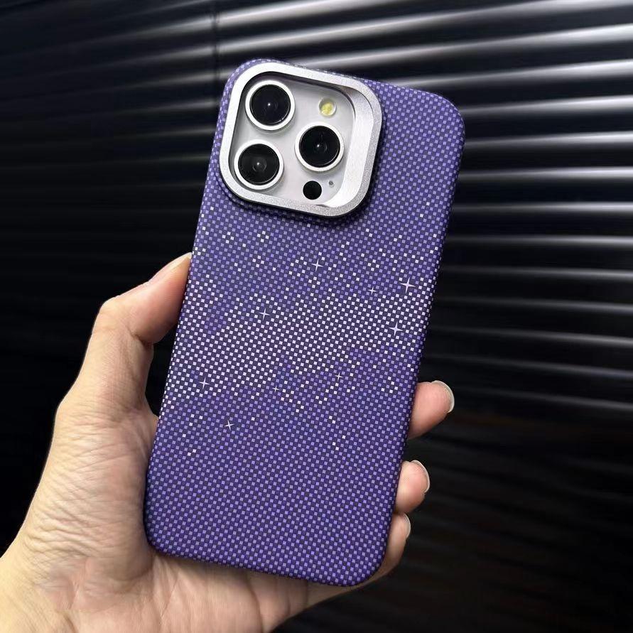 iPhone 16 Pro Max Чехол Gaoshan Starry Sky из Келара с магнитами - Ударопрочная защита из ПК для Apple 15