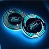 Автомобильная наклейка Автомобильный светодиодный подстаканник Держатель для стакана с водой Бутылки Коврик для Ford Focus 3 MK2 Fiesta MK7 Mondeo Mk4 Fusion Kuga Ranger Acce
