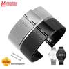 Stainless Steel Watch Strap for Huawei GT3 & Apple Watch, 04 Line Single Buckle Design