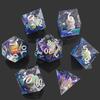 Planet Polyhedral Resin Dice for TRPG DND Desktop Table Games Roleplaying