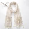 Осенняя мода бренд богемный этнический цветочный кисточка вискозная шаль шарф леди мягкая пашмина хиджабы и накидки буфандас мусульманский Sjaal