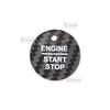 For Ford Everest  Car Engine Start Stop Button Cover Real Carbon Fiber Sticker