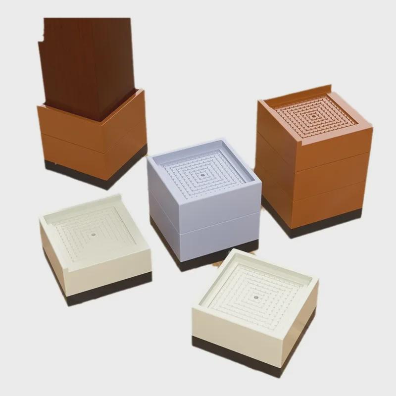 Бесшумные резиновые напольные протекторы: Противоскользящие накладки для мебели, столов, стульев и стиральных машин