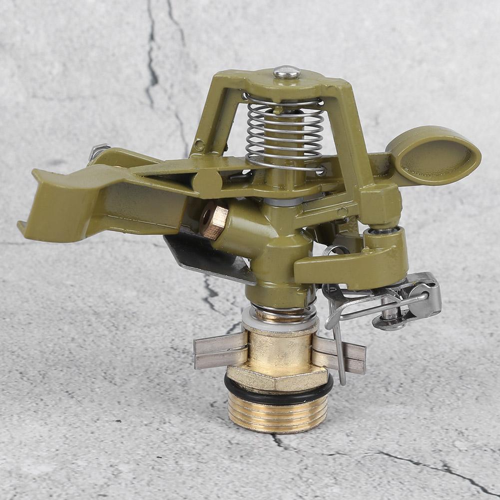 G3/4in Male Thread 360 Degree Rotating Sprinkler Sprayer Nozzle for Garden Lawn Irrigation