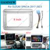 9-дюймовая автомобильная рамка-фасция, кабель-адаптер для Suzuki SPACIA 2017-2023, комплект панели для установки Android-радио