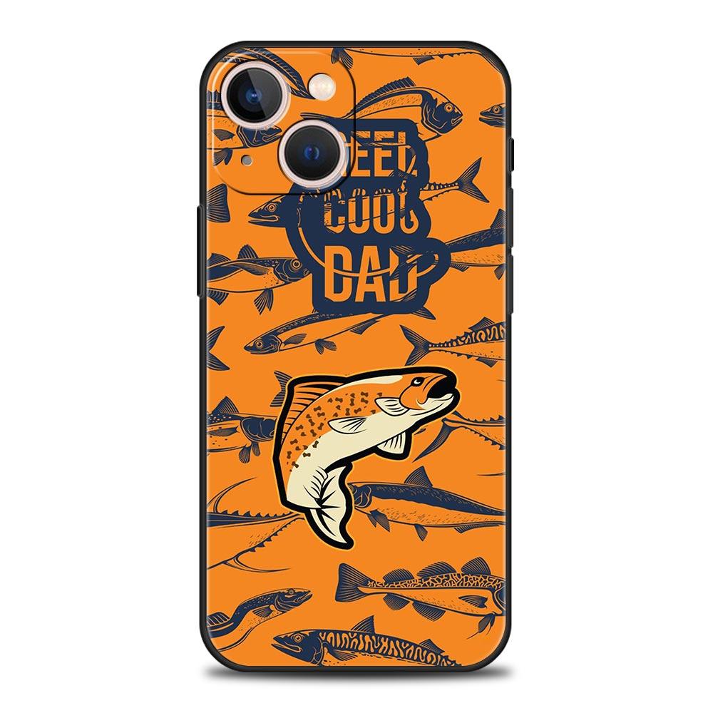Hunting Fishing Man Phone Case Cover for iPhone 17 16 15 14 13 12 11 Pro Max 17 Air Plus Shockproof Soft TPU Shell Fundas Capas