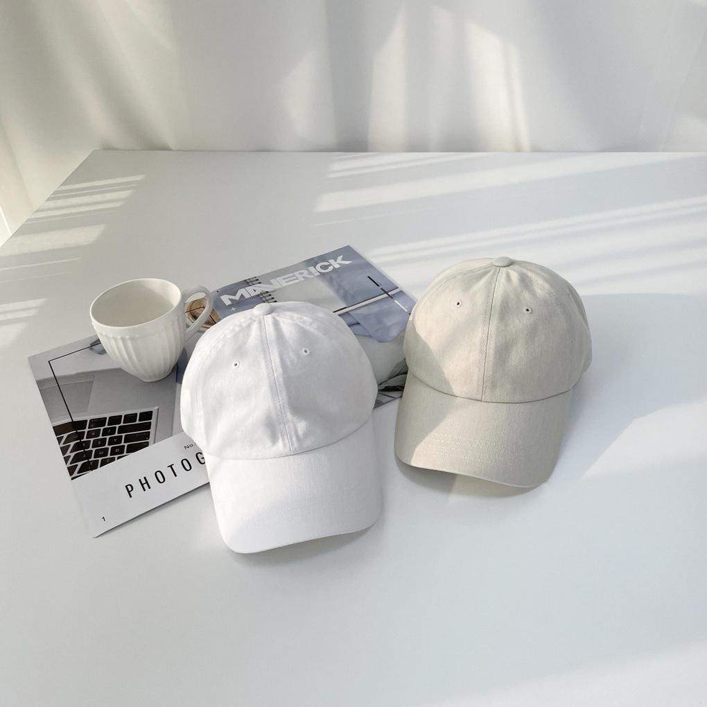 Unisex Basic Daily Baseball Cap Bio-Washing Ball Cap