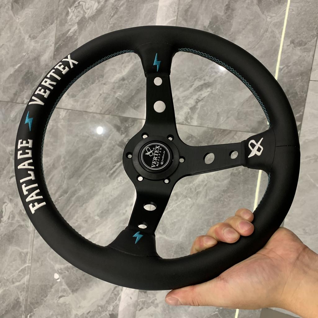 Vertex 320MM Спортивный руль со звездной вышивкой, золотая проводка, универсальный модифицированный руль с Forever