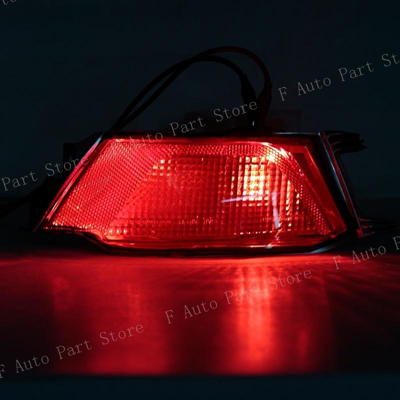 LR043985 LR043983 Rear Bumper Tail Turn Signal Reflector Fog Lamp Light With Bulb For Land Rover Range Rover Sport 2014-