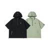 Lifework SS24 Logo Half-Zip Short Sleeve Jacket Men jackets Black LW242AN480