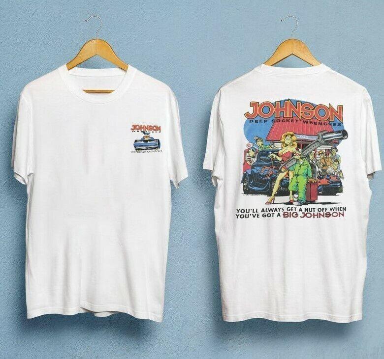 HOT Vintage 90's Big Johnson T-Shirt Deep Socket Wrenches