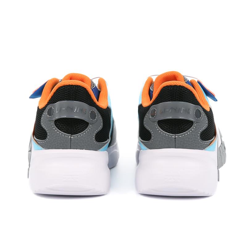 Li Ning Kids Sports Lifestyle Synthetic Leather Fabric Versatile Comfortable Breathable Shock Absorption Rebound Casual Shoes YKCU266-1