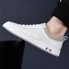 Men's Shoes 2025 Summer New Soft-soled One-pedal Little White Shoes Versatile Sports and Leisure Board Shoes Trendy Fashion Leather Shoes