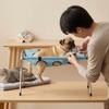 Adjustable Pet Grooming Hammock Breathable Mesh Stainless Steel Frame Small Dog Bathing Stand Multi-Hole Quick-Dry Mesh