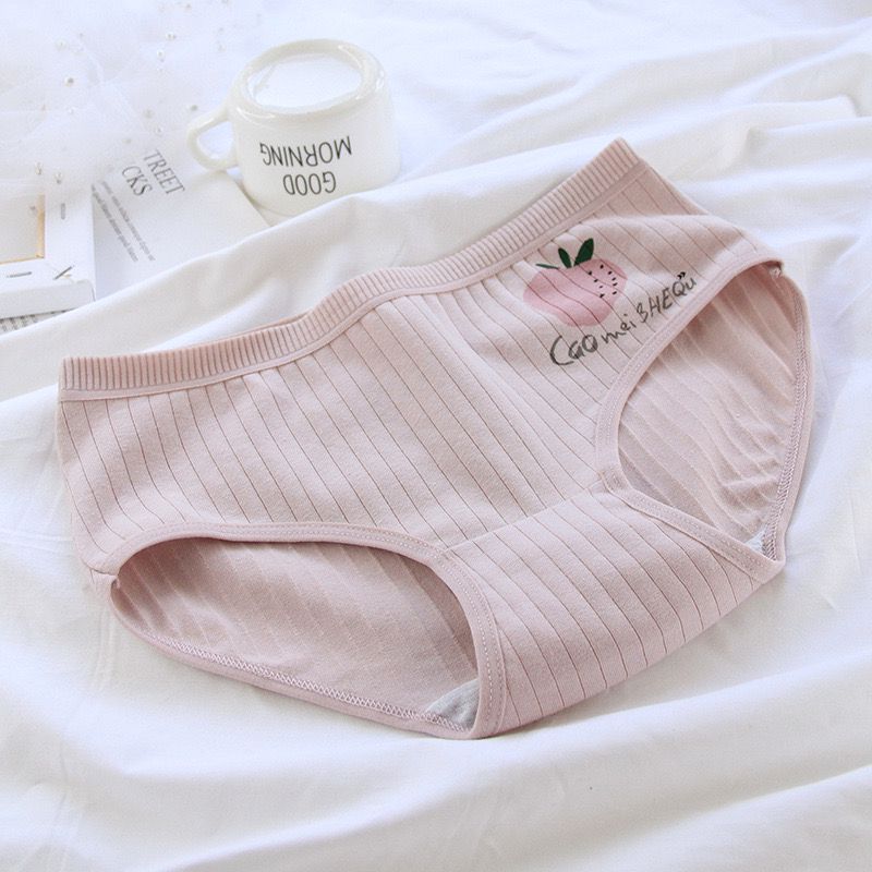 5pc Women Cotton Briefs Girls Panties Underpants Underwear High Quality Breathable