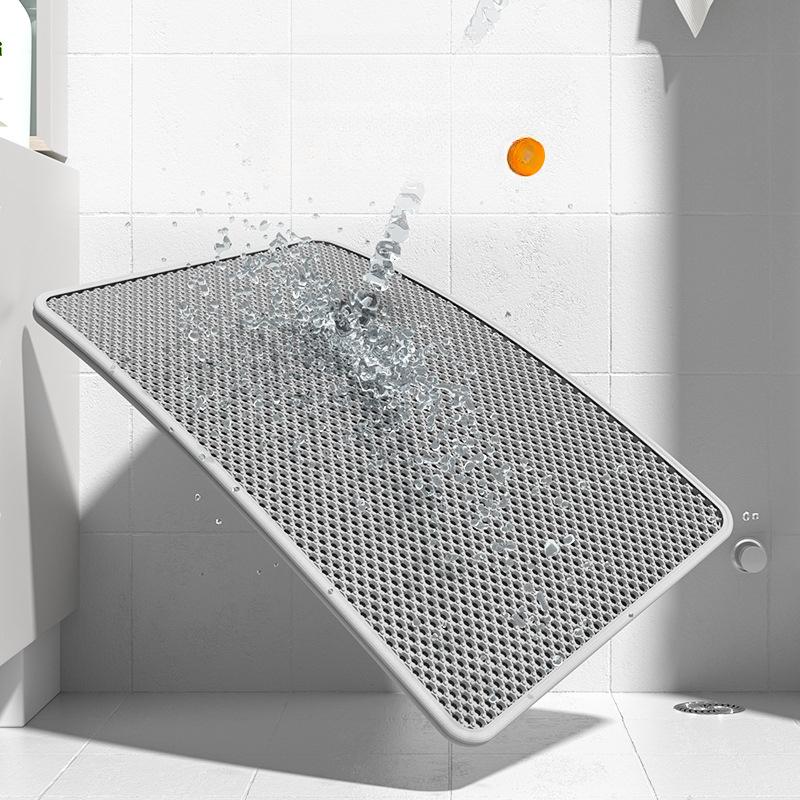 Наполнитель для кошачьего туалета, противовыносной песчаный коврик, кошачий туалет, противоразбрызгивающий коврик, двухслойный фильтрующий песчаный коврик, коврик для кошачьей клетки, коврик для туалета