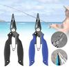 Рыболовные плоскогубцы из нержавеющей стали, эргономичная ручка, открывалка для колец, резак для полиэтиленовой лески, устройство для удаления крючков, ножницы для лески, рыболовные аксессуары