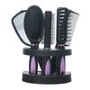 Set of 5 Hair Combs Mirror Set Professional Salon Hair Cutting Brushes Sets Salon Hairdressing