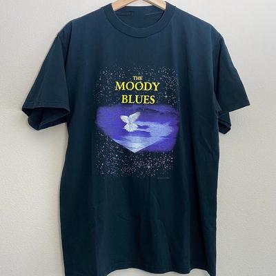 The Moody Blues 98 Tour Черная и синяя футболка Черная Все размеры E842 Унисекс футболка