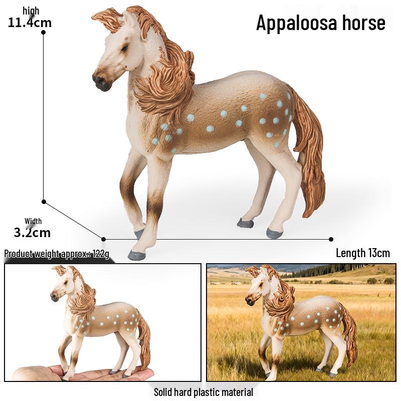 Трансграничное украшение для рабочего стола «Степной конь»: Черно-белая модель североамериканской дикой лошади