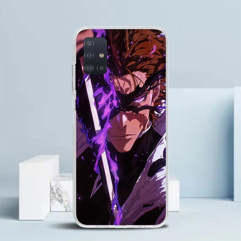 Айзен Сосуке Bleach Мягкий чехол для Samsung Galaxy A12 A22 A32 A52 A72 A02S Чехол для телефона Note 20 Ultra 10 S10 Plus A51 A71 A50S A2