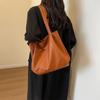 Bag Women's 2024 New Retro Fashion Handbag Simple Casual Women's Shoulder Bag Large Capacity Tote Bag Women