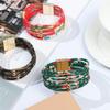 Retro Elegant Women Wrist Bands Leopard Leather Bracelets Multilayer Bangles Wide Wrap Bracelet