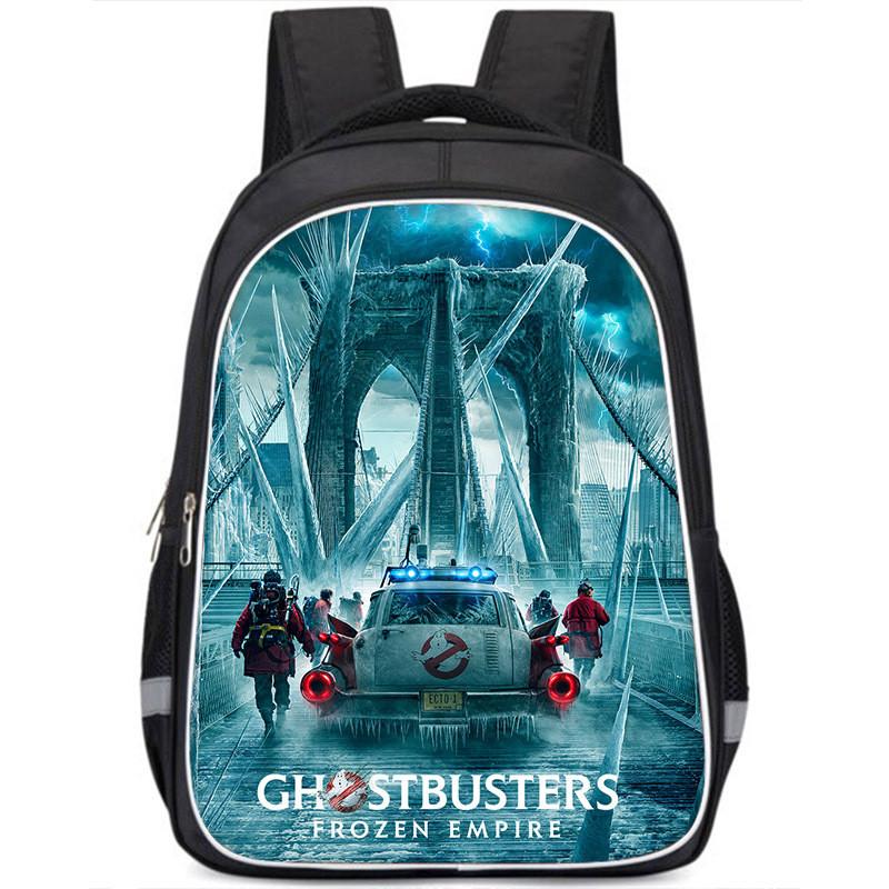 Durable Oxford Cloth Ghostbusters Frozen Empire School Backpack For Students