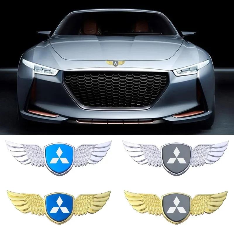 Наклейки на кузов автомобиля Эмблема Крылья Значок для Mitsubishi Lancer 9 10 ASX L200 Colt Pajero Outlander Eclipse Mirage Автоаксессуары