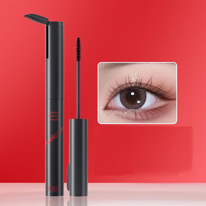 Тушь для ресниц с маленькой кисточкой Водостойкая, тонкая, не размазывающаяся, густая и вьющаяся тушь для ресниц