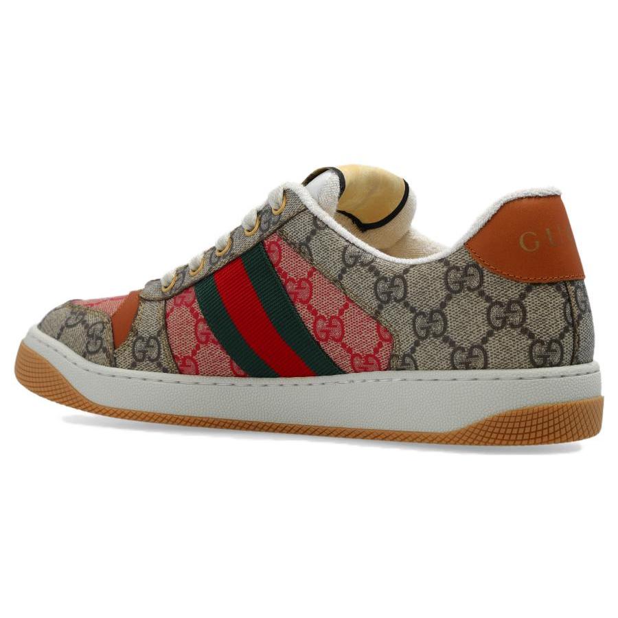 Gucci Womens Screener 'Year of the Rabbit' (women's sizes) Beige / Ebony Skate Shoes 722618 FABFO 9791