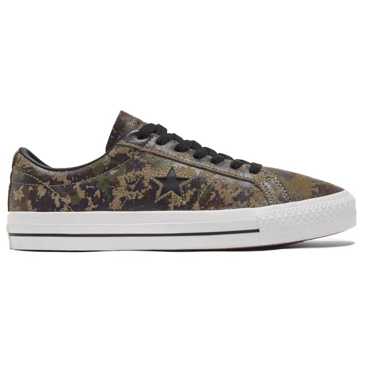 Converse Кроссовки унисекс One Star Pro Low Digi Camo Коричневые бархатно-коричневые травяные 170071C