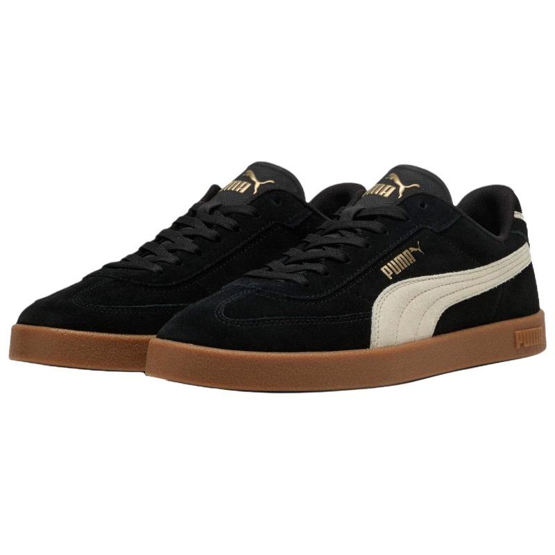 Puma Кроссовки Club II Era Замшевые Унисекс Черно-Бежевые Низкие Ретро Универсальные Удобные Тонкая Подошва 400717-01