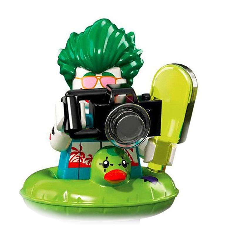 PG8141 Аниме Мультяшная Кукла Конструктор Каваи Банановый Человек Акула Развивающие Игрушки Детский Домашний Подарок Конструктор Приключение