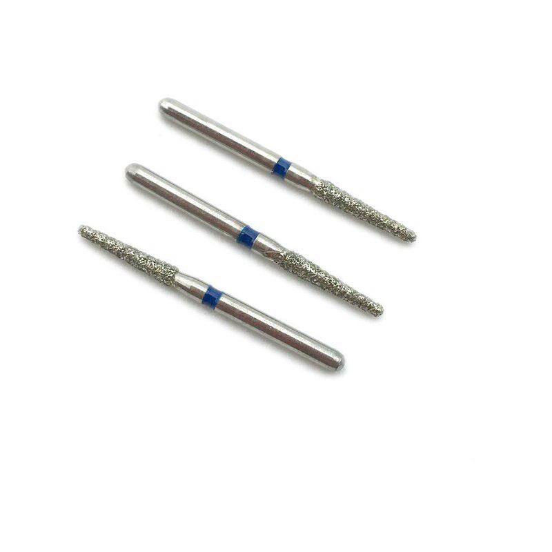 1 коробка алмазная стоматологическая боровая дрель для отбеливания зубов, средний полирующий разглаживающий инструмент, стоматологические материалы TR-24