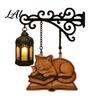 Gift for Readers And Cat Fans Vintage Bookshelf Light with Sleeping on Book Design Retro Lantern Wall Mounted Reading Lamp Reading Decorative