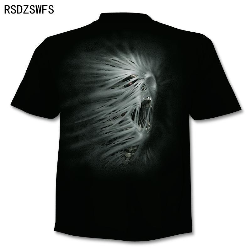 Брендовая мотоциклетная футболка, футболка в стиле панк, рыцарские рубашки, 3d футболка, мужская повседневная винтажная летняя футболка в стиле хип-хоп, одежда для мужчин