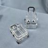 Mini Suitcase Jewelry Storage Box Women Lovely Small Earring Necklace Showcase Dollhouse Handbag Model Packing Case