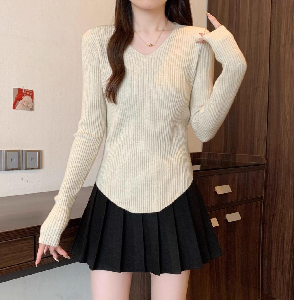 Женский рождественский красный вязаный свитер: Полувысокий воротник, накидка-шаль с длинным рукавом на осень 2025 года