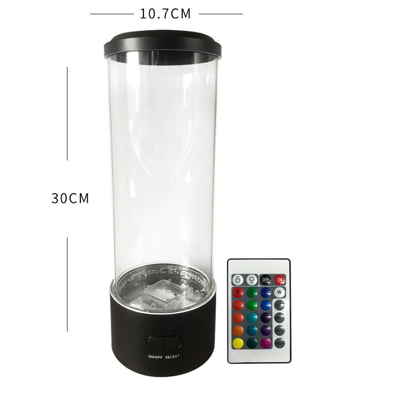 Color-Changing USB Jellyfish LED Lamp - Creative Cylindrical Night Light