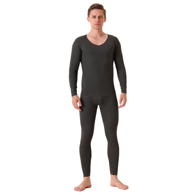 Мужской термобелье и пижама из немецкого бархата - осенне-зимняя рубашка и брюки, плюс толщина бархата