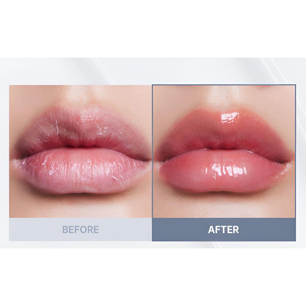 LAKA Успокаивающая подготовительная маска для губ – Увлажняющее отшелушивающее средство для губ, 10 мл