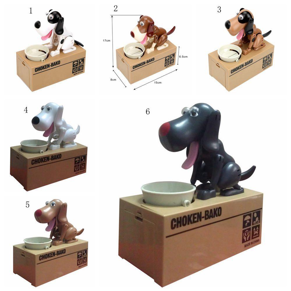 Автоматизированная электронная копилка Мультяшная собака Копилки Простое использование Собачья копилка Детский подарок