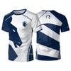 Униформа команды Liquid Team CS:GO Киберспортивные Соревнования Тренировочные Мужские Спортивные Футболки Дышащие Повседневные Оверсайз Топы Футболки