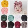 2022 New Solid Color Knotted Baby Hat with Bow - Warm Children’s Hat for Autumn and Winter