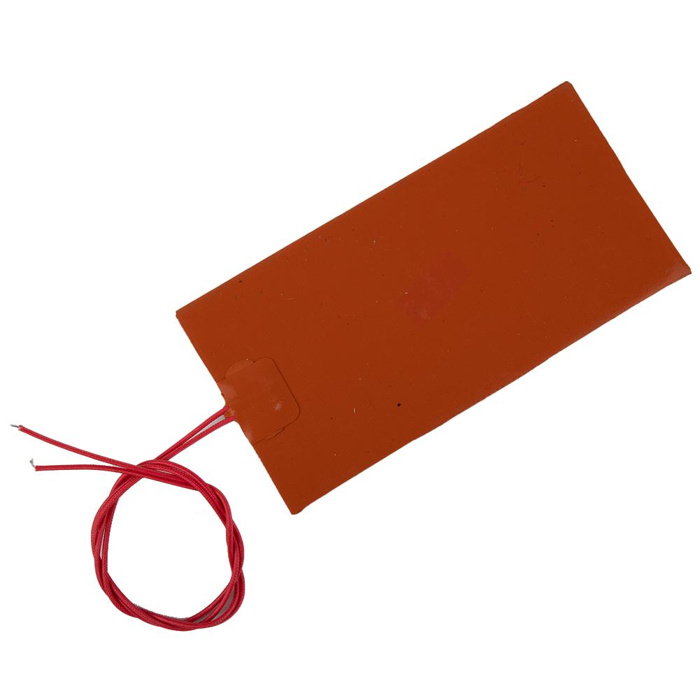 12/24V Electric Silicone Heating Pad Flexible Heating Coil 150mm Heater Pads Heating Plate Stable/High Temperature Performance