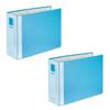 Eco Cheongun Eco Pipe Binder Group 2-hole A4, Sky, 2 Pcs.