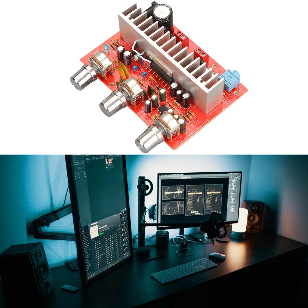 DC12v Автомобильный DIY Стерео Двухканальный Плата Усилителя с Посеребренными Ручками 50Втx2 Высокая Мощность и Усовершенствованный Чип 13135