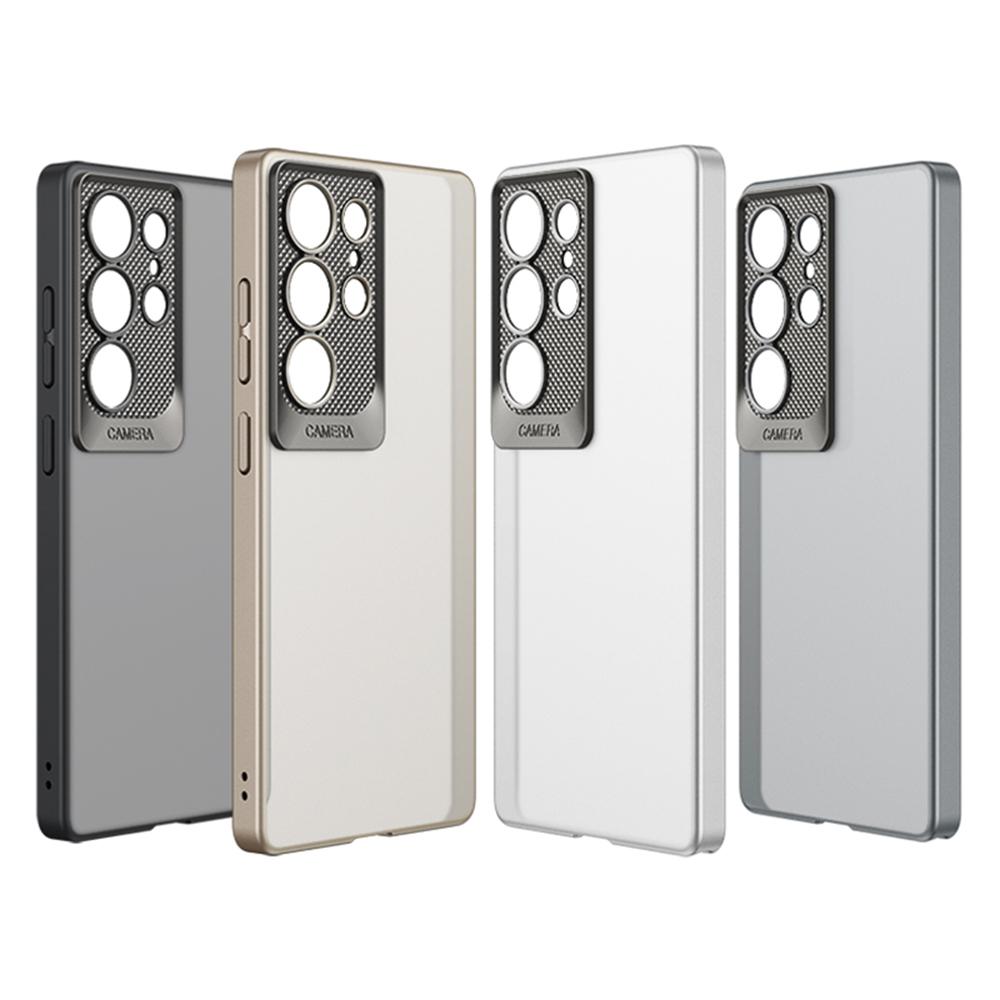 For Samsung Galaxy S25 Ultra Case Skin Touch Translucent Hard PC Phone Back Cover Dragon Scale Design