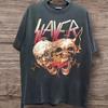 Футболка рок-группы Slayer, Черная унисекс футболка в ретро-стиле Slayer, Репринт WA1192, Унисекс футболка